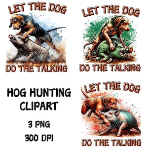 Hog Hunting PNG| hunting hogs Clipart| 300 dpi|  Hog hunting DTF| Sublimation T shirt download| Laser engraving| Transparent Background