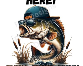 Large Mouth Bass PNG| Sublimation | Dtf| Clipart