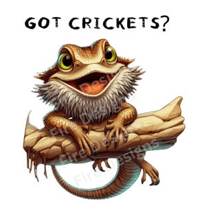 Bearded Dragon PNG| Sublimation| Dtf| Clipart