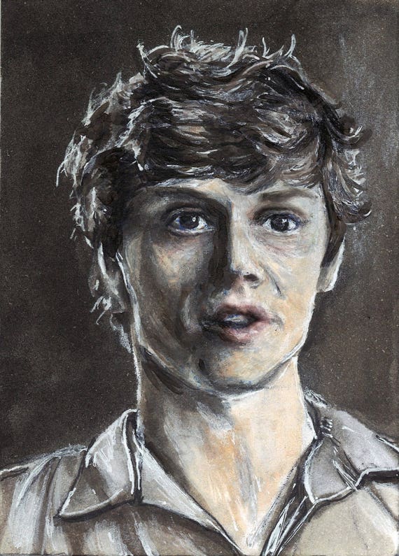 Evan Peters As Kit Walker American Horror Story Asylum Copic Etsy