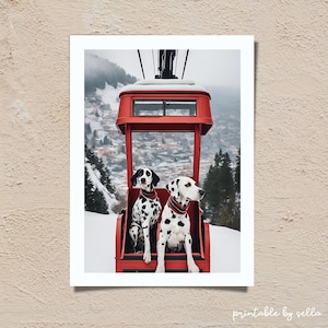 Digital Download-Apres Wall Art, Snowboard Print, Ski Poster, Luxury Lifestyle Photography, High Society, Happy Dogs Snow, Slim Gray Winter