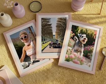Retro Palm Springs konsttryck: Modern inredning från mitten av århundradet (digital nedladdning)