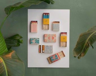 Vintage Matchbox Art Print: Italy Matchbook Poster (Digital Download)
