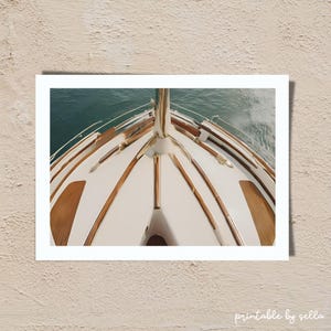 Yacht Club Poster, Coastal Granddaughter Prints, Nautical Theme, Vintage Sailboat Magazine Print, Sailing Poster, Trendy Apartment Decor