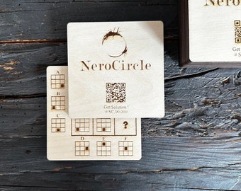 Set di 10 sottobicchieri puzzle logici / Set di indovinelli casuali n. 4 / Difficoltà mista Facile, Medio e Difficile / Idea regalo creativa Per lei e per lui / NeroCircle