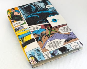 Handmade Batman Comic Book Passport Cover – Upcycled Tetra Pak