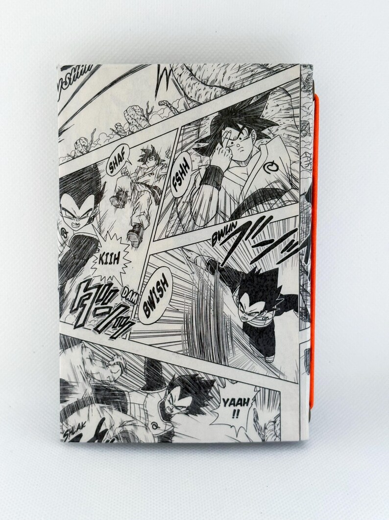 Funda para pasaporte de Dragon Ball Super: Regalo ecológico Tetra Pak de cómics reciclados imagen 3