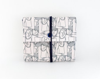 Gezichtenpatroon all-in! Portemonnee | Portemonnee van gerecycled tetrapak | Handgemaakt en milieuvriendelijk