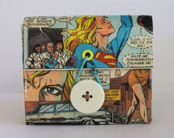 All in! - Recycled tetrapak and comics wallet zero waste