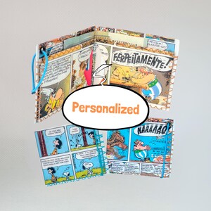 American Awllet - Personalisiere deinen Geldbeutel mit deinem Lieblings Comic! - tetrapak, Karten & Geld, recycelt, Zero Waste, Upcycling, handgemacht