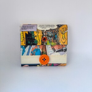 BATMAN Alles rein! Portemonnaie - Tetrapack und Comicbuch - Recycled - Zero Waste - Upcycling - Handmade
