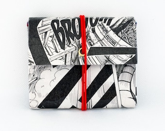 One Piece manga wallet: Handmade Recycled Tetra Pak Card Holder