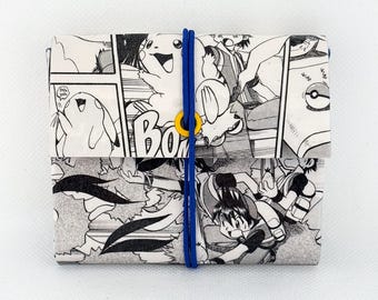 Pokémon Adventures manga wallet: Handmade Recycled Tetra Pak Card Holder
