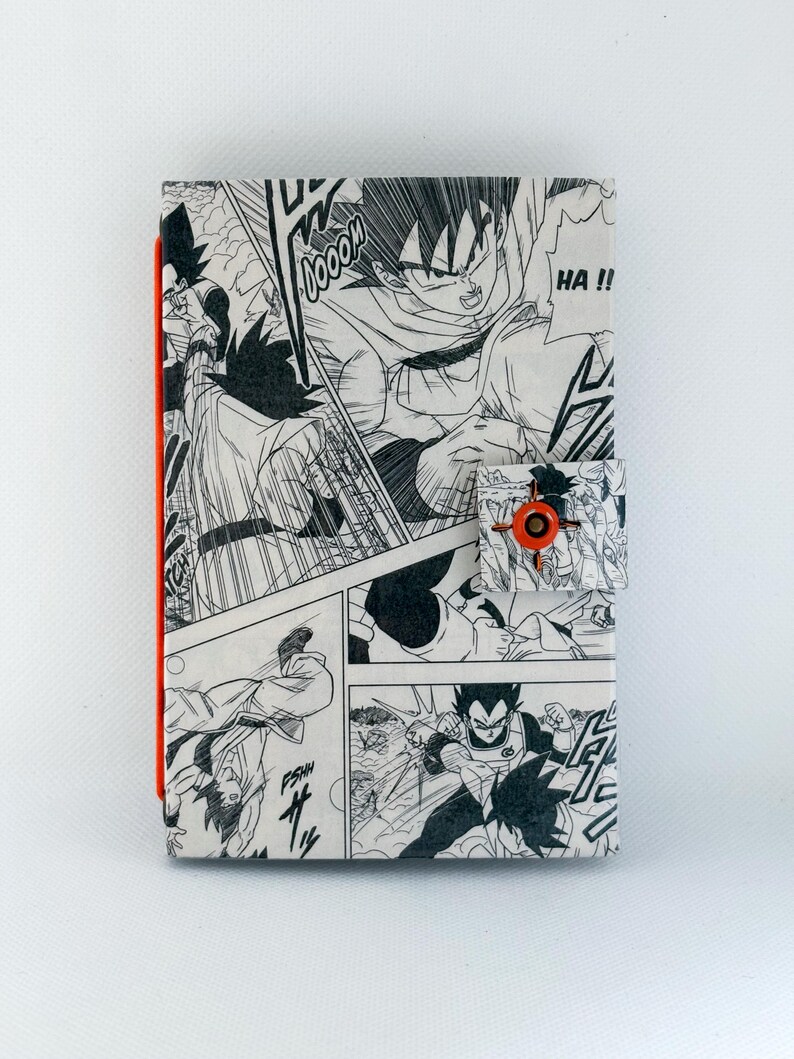 Funda para pasaporte de Dragon Ball Super: Regalo ecológico Tetra Pak de cómics reciclados imagen 2