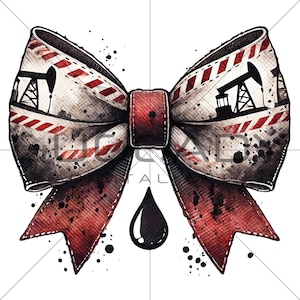 Boor olieveld vrouw png, grunge aquarel booreiland clipart, schattig rood werflint ontwerp voor sublimatie shirts en geschenken