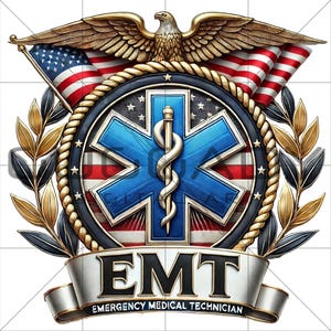 EMT Star of Life PNG - Notfallsanitäter, Vaterländisches Ersthelfer Geschenk, EMS Sanitäter