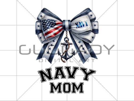 US Navy Mom PNG, Proud Military Mother Sublimation Design, Boot Camp Graduation Shirt