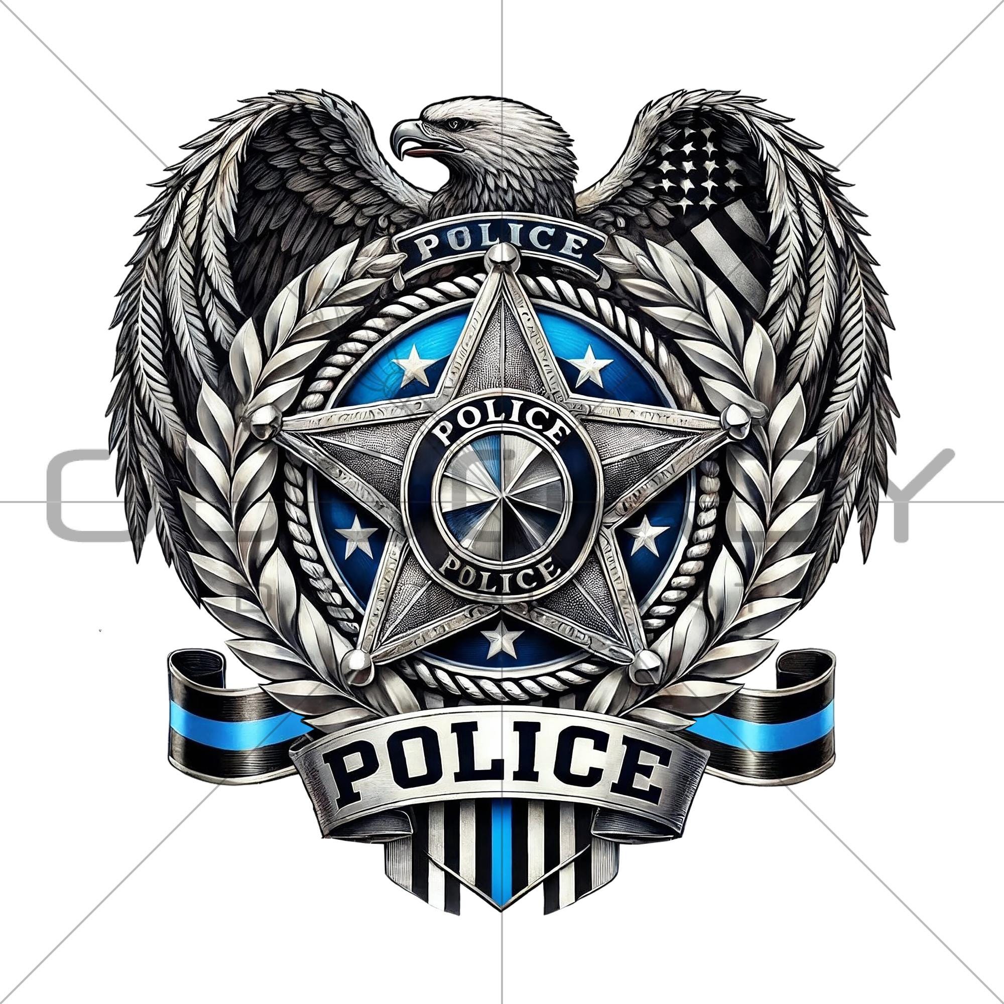 Bandiera Comunista Bandiera USA Police Memorial 2,5'x4' In Nylon 600D - Ricamata, Doppio Strato, Per Esterni Bandiera Memoriale Polizia