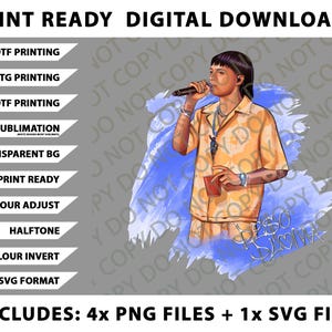 Hand drawn Peso Pluma 2  Png Bundle, SVG Files, Digital Downloads