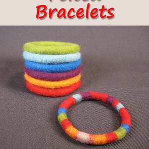 How to make wet felted bangle bracelets eBook tutorial pdf image 3