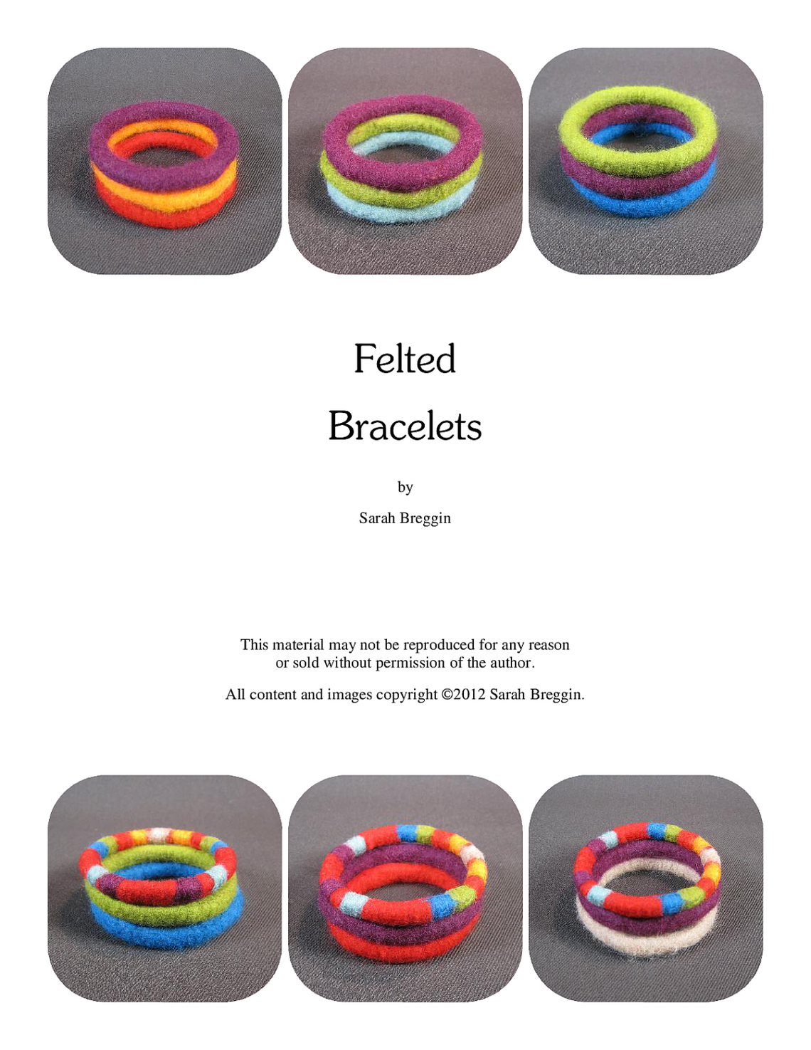 How to Make Wet Felted Bangle Bracelets Ebook Tutorial Pdf Etsy
