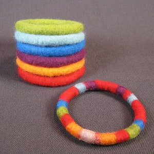 How to make wet felted bangle bracelets eBook tutorial pdf image 1