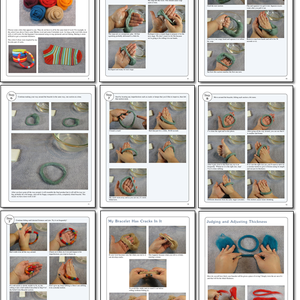 How to make wet felted bangle bracelets eBook tutorial pdf image 6