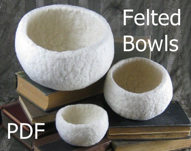 How to make wet felted bowls eBook tutorial pdf image 2