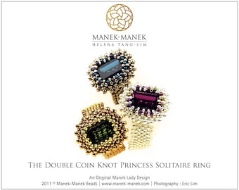 eTUTORIAL The Double Coin Knot Princess Solitaire Ring