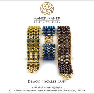 eTUTORIAL Dragon Scales Cuff