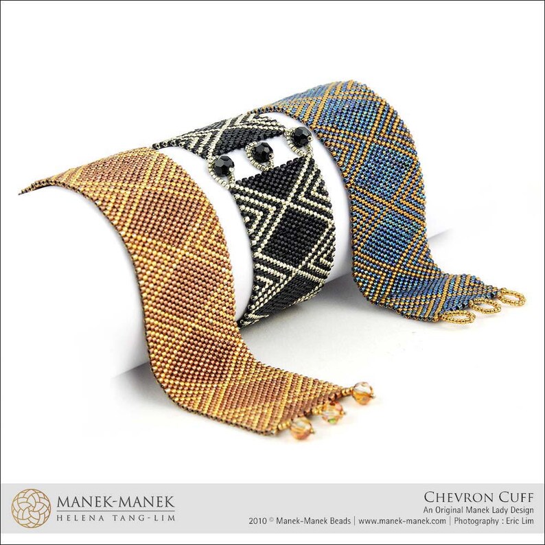Etutorial Chevron Cuff - Etsy