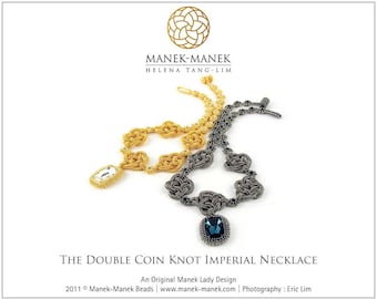 eTUTORIAL The Double Coin Knot Imperial Necklace