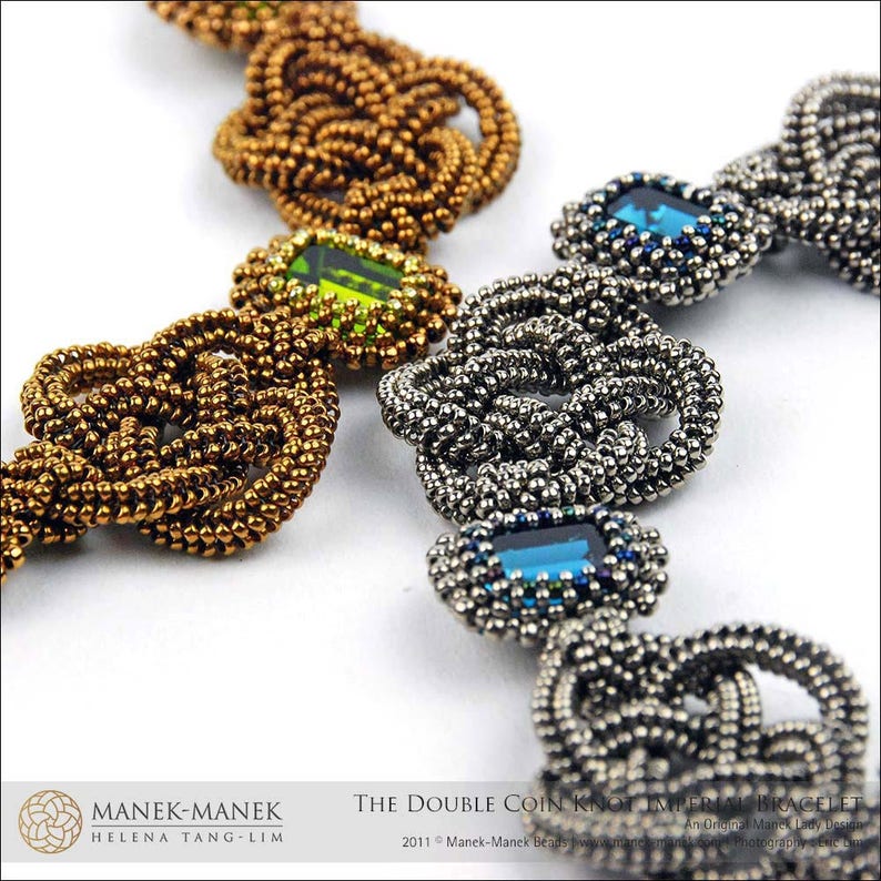 Download ETUTORIAL The Double Coin Knot Imperial Bracelet | Etsy
