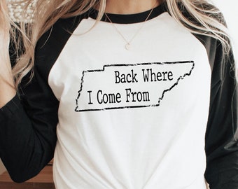 Tennessee State Shirt, State Shirt, I Come From State Shirt, Hometown Shirt, State Outline Shirt, Trending State Shirt, Country Music Shirt