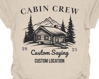 Benutzerdefinierte Cabin Crew Shirts, Cabin Life Shirts, personalisierte Urlaubs-T-Shirts, Familientreffen-Shirts, benutzerdefinierte Reise-Shirts, See-Reise-Shirts