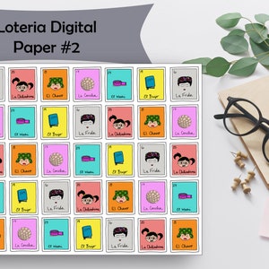 Planner Loteria Digital Paper (#2)