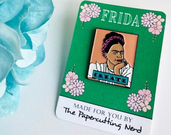 Frida enamel pin - lapel bin - badge