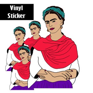 Reboso Frida 3&quot; Waterproof Vinyl Sticker