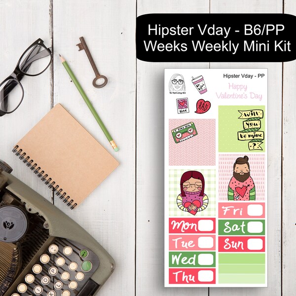 Hipster Valentine - B6/PP Weeks
