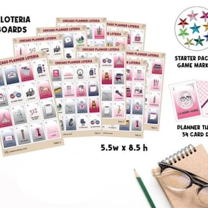 Lotería Chicago Planner / Merchandising CPC / Bingo mexicano / Lotería Chicago / Juegos Planner