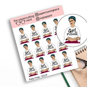 LS-002 | Petty Frida (standard) Sticker Sheet
