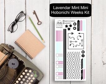 Lavendar Mint Mini Kit - Hobonichi Weeks