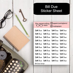 Stickervel FS-005 Factuur verschuldigd