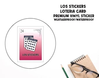 Los Stickers ロッテリアカード ビニールステッカー | メキシカンビンゴ | CPC グッズ | シカゴ ロッテリア | プランナー ロッテリア | プランナーステッカー | スパニッシュ