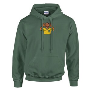 Neymar Hoodie – Famous Cartoon Style Exultation – Streetwear Sports Hoodie