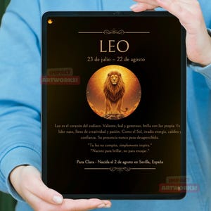 Printable Leo Zodiac Wall Art – Digital Download