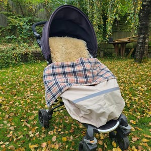 Fleece-gefütterte Baby-Überwurf Überwurf - warmer, wasserdichter und mit Fleece gefütterter Baby-Überwurf | Cab-on Wetterschutz für Kinderwagen