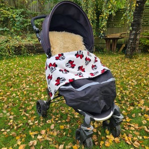 Fleece-gefütterte Baby-Überwurf Überwurf - warmer, wasserdichter und mit Fleece gefütterter Baby-Überwurf | Cab-on Wetterschutz für Kinderwagen