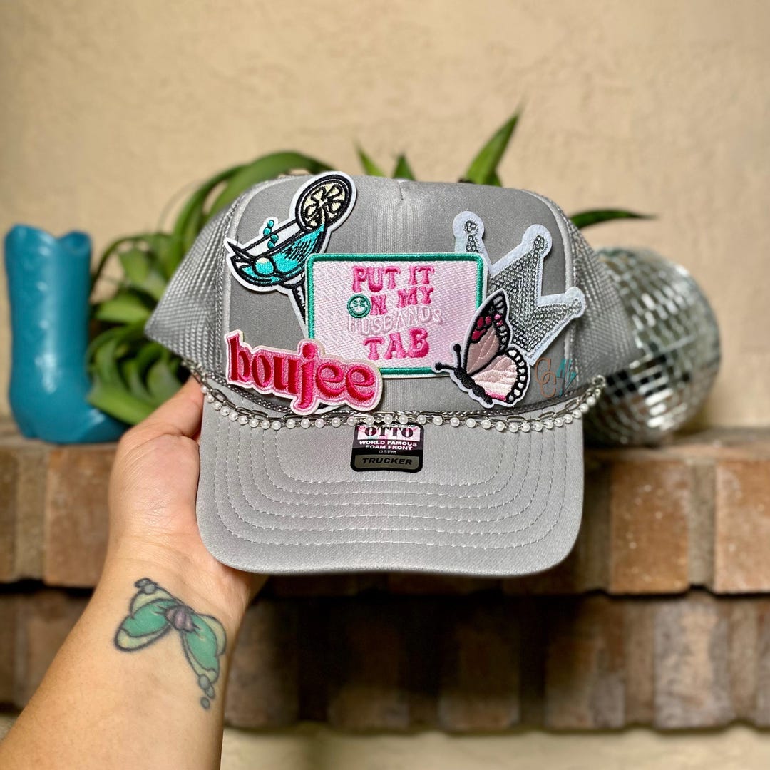 “Put It On My Husband’s Tab” Trucker Hat main image 1