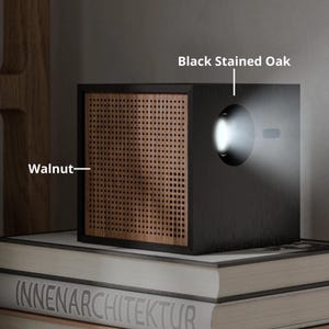 Miniproyector 4k, el primer proyector de madera portátil del mundo, proyector para cine en casa, pantalla de 200 pulgadas, resolución HD de 1080, noche de cine